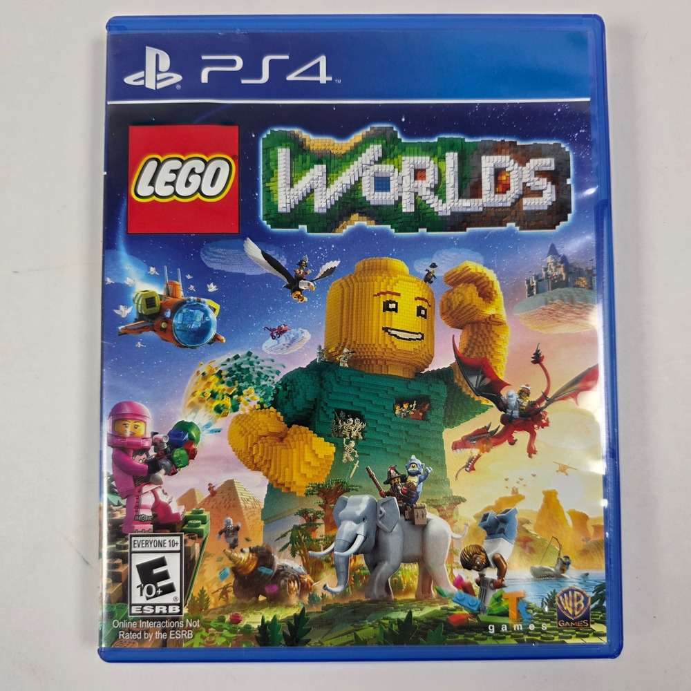 LEGO Worlds (Sony PlayStation 4, 2017) CIB Complete In Box
